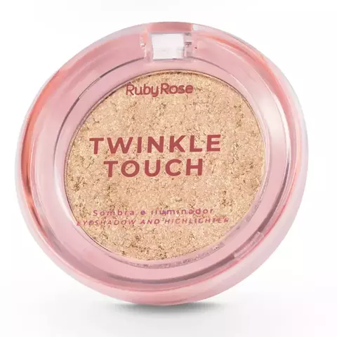SOMBRA E ILUMINADOR TWINKLE TOUCH COR GOLDEN DAZE RUBY ROSE 6G