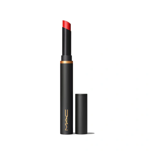 BATOM STICK POWDER KISS VELVET BLUR SLIM COR RUBY NEW MAC 2G