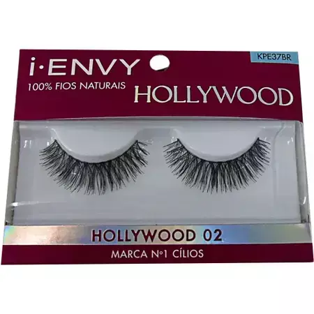 CILIOS POSTIÇOS 01 HOLLYWOOD Nº 02 ENVY BY KISS NEW YORK