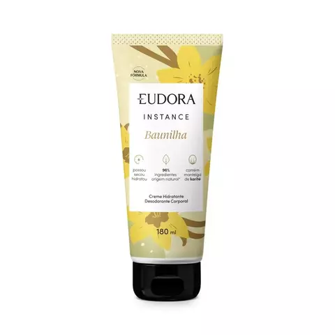 CREME HIDRATANTE DESODORANTE CORPORAL BAUNILHA INSTANCE EUDORA 180ML