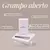 GRAMPO ABERTO PARA CABELOS HAIR AND CO RIGOLIM 40UN - comprar online