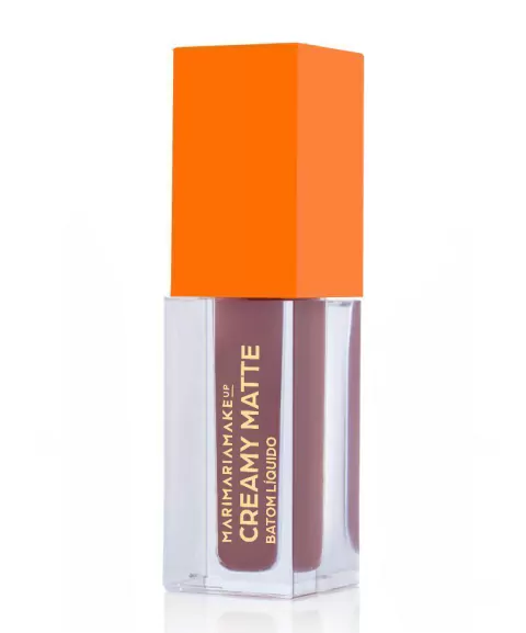 BATOM CREAMY MATTE COR ROSE NUDE MARI MARIA MAKEUP 3,8ML