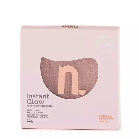 ILUMINADOR COMPACTO INSTANT GLOW NINA MAKEUP 11G