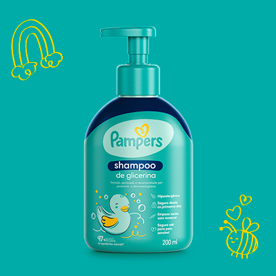 SHAMPOO INFANTIL DE GLICERINA PAMPERS 200ML