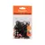 ELASTICO DE SILICONE PARA CABELO PRETO TAMANHO G 100 UNIDADES PROART