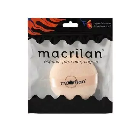 ESPONJA FACIAL INDIVIDUAL REDONDA MACRILAN EJ1-14