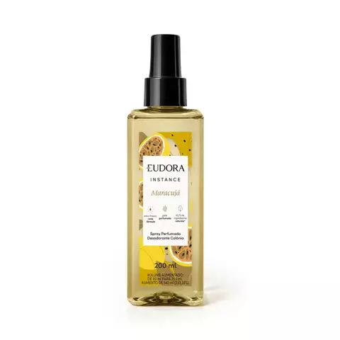 DESODORANTE COLONIA SPRAY PERFUMADO INSTANCE MARACUJA EUDORA 200ML