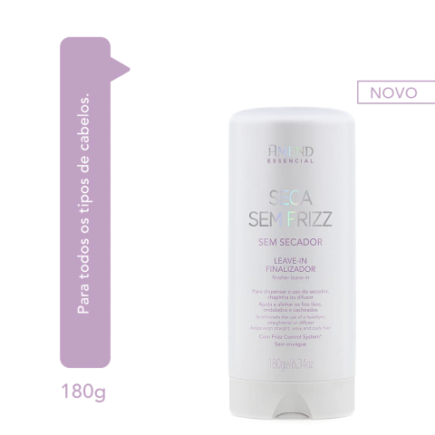 SECA SEM FRIZZ ESSENCIAL AMEND 180ML