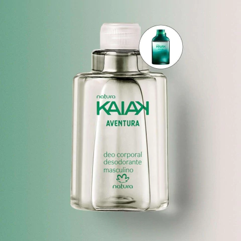 DESODORANTE SPRAY CORPORAL REFIL KAIAK AVENTURA MASCULINO NATURA 100ML