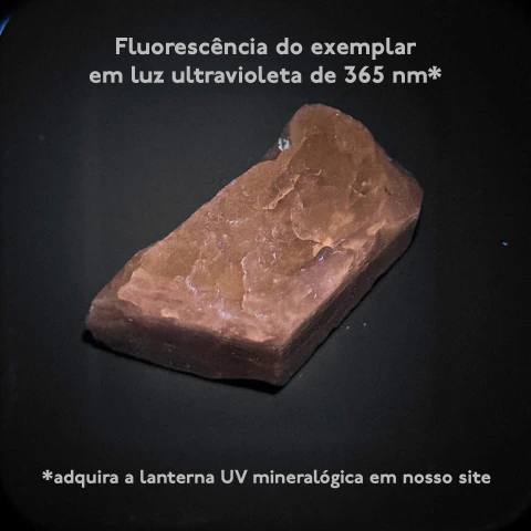 Apatita amarela-mel com fluorescência / fluorapatita / cor de citrino - 4,5 cm - Cód. 1G-157