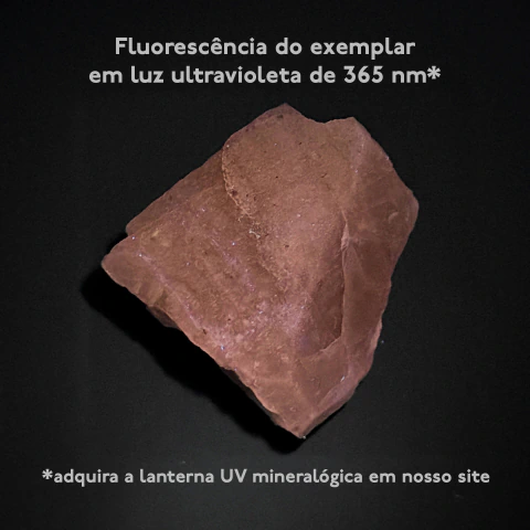 Apatita amarela-mel com fluorescência / fluorapatita / cor de citrino - 3,6 cm - Cód. 9G-165