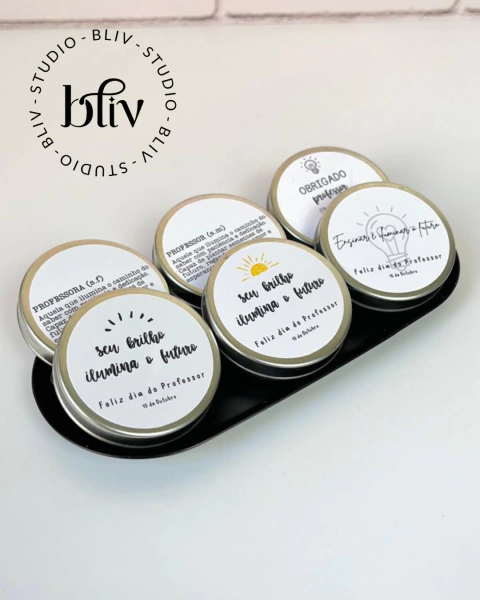 Mini Vela Latinha Prata 20g - Personalizada - comprar online