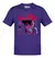 Imagen de Playera Anime Dandadan Momo Ayase Morado Letras Rojas