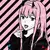 Playera Anime Darling in the Franxx Zero Two Lineas Rosas Logo Blanco en internet