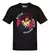 Playera Anime Demon Slayer Tanjiro Kamado Circulo Rojo Letras Blancas - comprar en línea