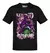 Playera Anime Demon Slayer Mitsuri Kanroji Llamas Moradas Letras Blancas - comprar en línea