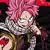 Playera Anime Fairy Tail Natsu Dragneel Letras Rojas en internet