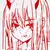 Playera Anime Darling in the Franxx Zero Two Lineas Blancas Rojas