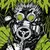 Playera Anime Dorohedoro Caiman Letras Lineas Verdes en internet