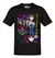 Playera Anime Evangelion Shinji Ikari Letras Verdes Cuadros Morados - comprar en línea