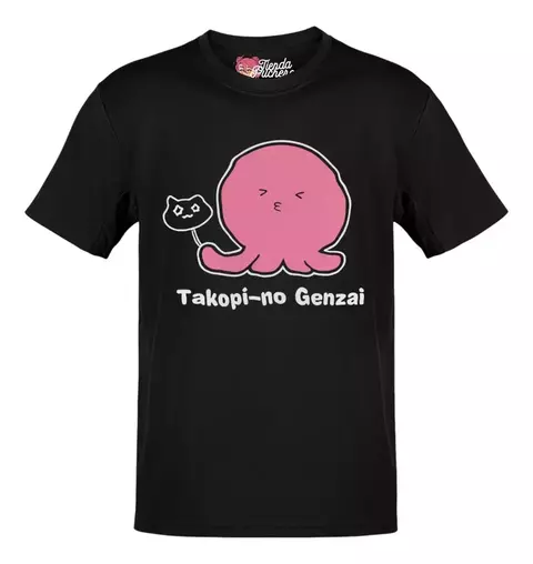 Playera Anime Takopi No Genzai Takopi Letras Blancas - comprar en línea