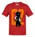 Playera Anime Evangelion Asuka Langley Numeros Naranjas Panel Negro - comprar en línea