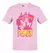 Playera Anime Chainsaw Man Power Rosa Letras Amarillas - comprar en línea