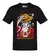 Playera Anime One Piece Monkey D Luffy Cuadro Letras Rojas Amarillas - comprar en línea