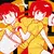 Playera Anime Ranma 1/2 Ranma Circulo Naranja Rojo en internet