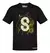 Playera Anime Kaiju No 8 Kikoru Shinomiya Lineas Amarillas Logo Blanco - comprar en línea
