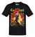 Playera Anime Genshin Impact Mavuika Chibi Letras Amarillas - comprar en línea