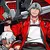 Playera Anime Devil May Cry Dante Demon Hunter Letras Rojas Grises en internet
