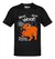 Playera Anime Chainsaw Man Pochita Woof Woof Naranja Letras Blancas - comprar en línea