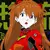 Playera Anime Evangelion Asuka Langley Letras Verdes en internet