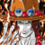 Playera Anime One Piece Ace Cuadro Letras Naranjas Blancas en internet