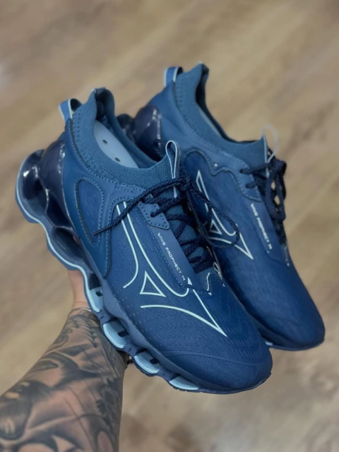 Mizuno Wave Prophecy 14 ‘Navy/ Ice Blue Accents’
