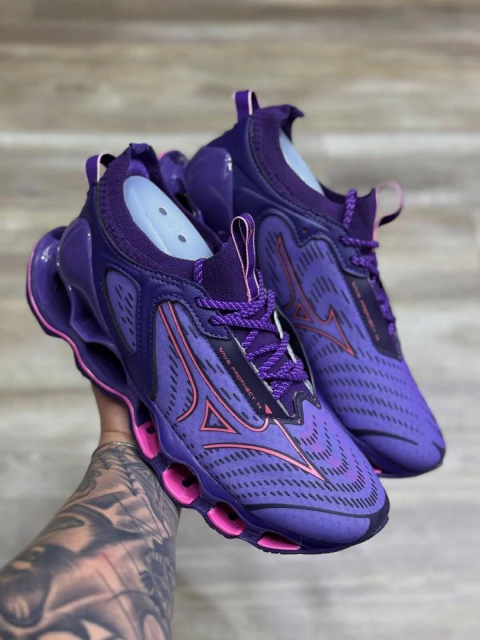 Mizuno Wave Prophecy 14 ‘Purple/ Pink Neon Accents’