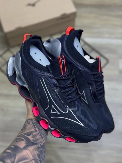 Mizuno Wave Prophecy 14 ‘Navy/ Hot Pink Accents’
