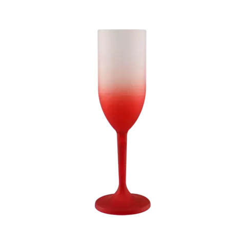 Taça de Espumante Degradê - Vermelho