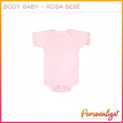 Body Baby Rosa Bebê