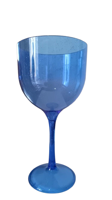 Taça de Gin Glitter - Azul
