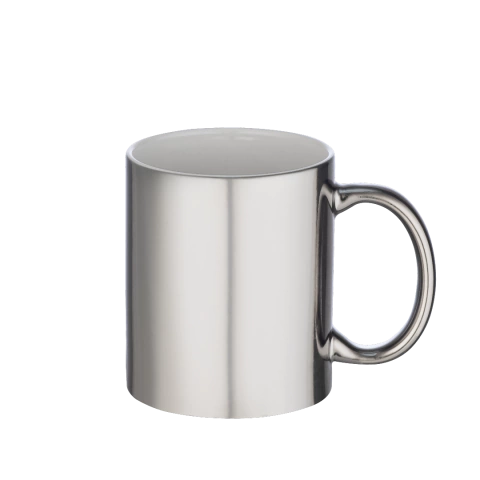 Caneca para Sublimação Cromada Prata - JKB IMPORTADA AAA