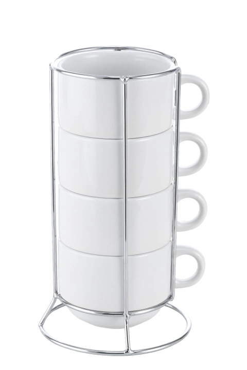 Torre de xícaras com 4 - JKB IMPORTADA