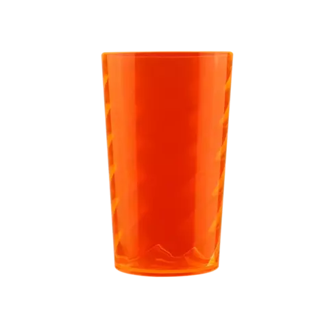 Twister 500ml - Translúcido - Laranja Neon