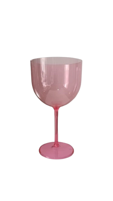Taça de Gin Translúcido - Rosa Bebê