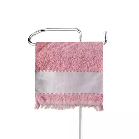 Toalha Lavabinho com Franja - Rosa Bebe