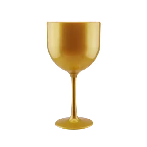 Taça de Gin Leitoso - Dourado