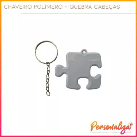 Chaveiro Quebra-Cabeças - Polímero