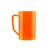 Caneca Chopp 500ml - Translúcido - Laranja Neon