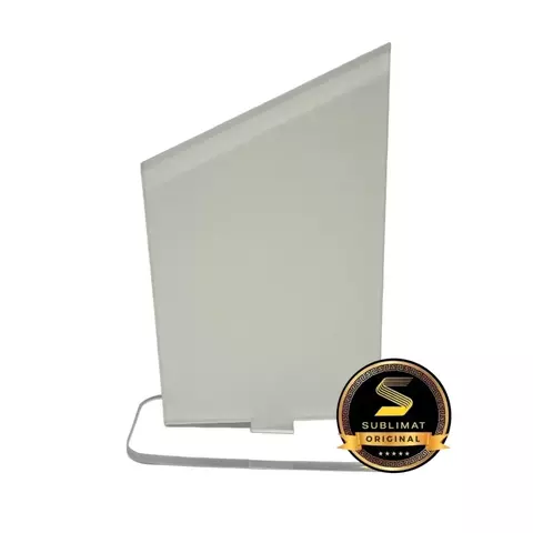 Placa Trofeu Torre Topo Inclinado (Acrilico Retroverso 5mm - Medidas: 100x165mm)